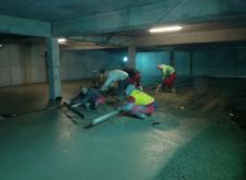 Parking podziemny - Beton powierzchniowo utwardzony